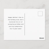 Happy Moederdag van de hond | Franse Bulldog Briefkaart (Achterkant)