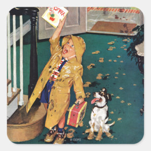 Happy Moederdag Vierkante Sticker