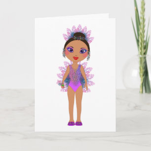 Happy Moederdag voor mama en kleurrijke retro gal Kaart