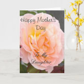 Happy Moederdag voor mijn dochter Kaart (Gele Bloem)