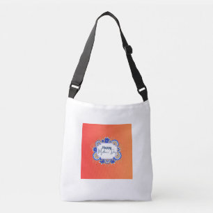 Happy Moederdag- Wereld 's Beste Mam Sinaasappel Crossbody Tas