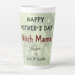 Happy Moederdag Witch Mama design Latte Mok