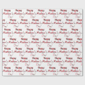 Happy Moederdag Wrapping Paper Cadeaupapier (Vlak)