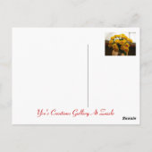 Happy Moederdag Yellow Roses I Briefkaart (Achterkant)