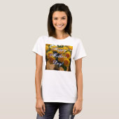 Happy Moederdag Yellow Roses T-shirt (Voorkant volledig)