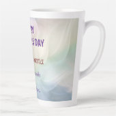 Happy Moederdag Yoga Mama design Latte Mok (Rechts)