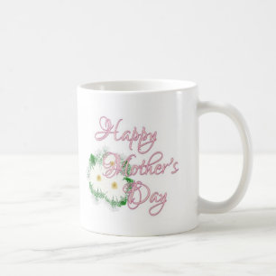 Happy Moeders Day Daisies Coffee Mok