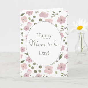 Happy Mom-to-be Day Moederdag Kaart