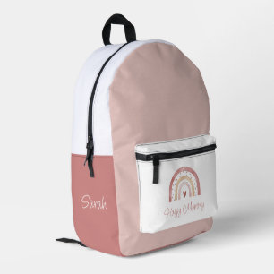 Happy Mommy Boho Arc-en-ciel sac