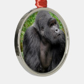 Happy Monkey Metalen Ornament (Rechts)