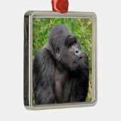 Happy Monkey Metalen Ornament (Rechts)