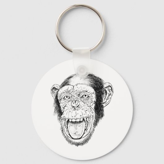 Happy Monkey Sleutelhanger (Voorkant)