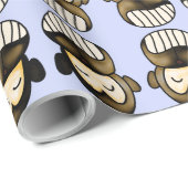 Happy monkey wrapping papier (Rol Hoek)