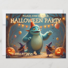 Happy Monster Halloween Party voor kinderen