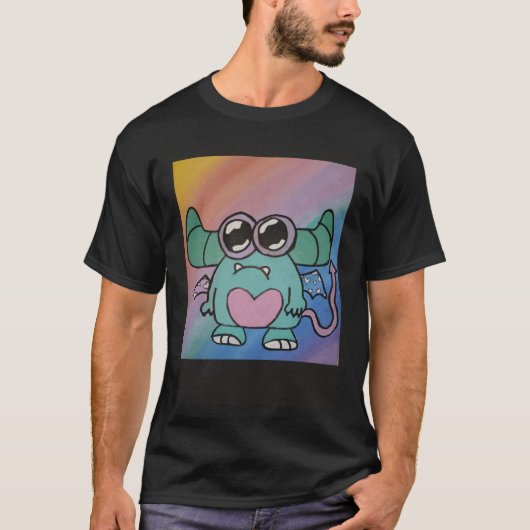 Happy monster t-shirt (Voorkant)