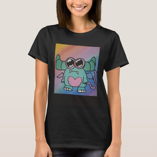 Happy monster t-shirt (Voorkant)