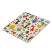 Happy Monsters Tegeltje (Zijkant)