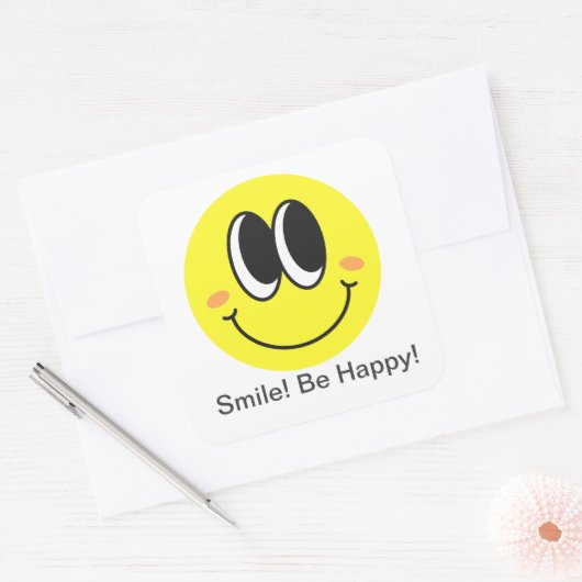 Happy Mood Smiley Sticker Pack 3"x3" (Enveloppe)