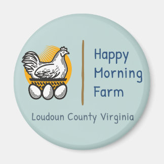 Happy Morning Boerderij Fridge Magnets Magneet