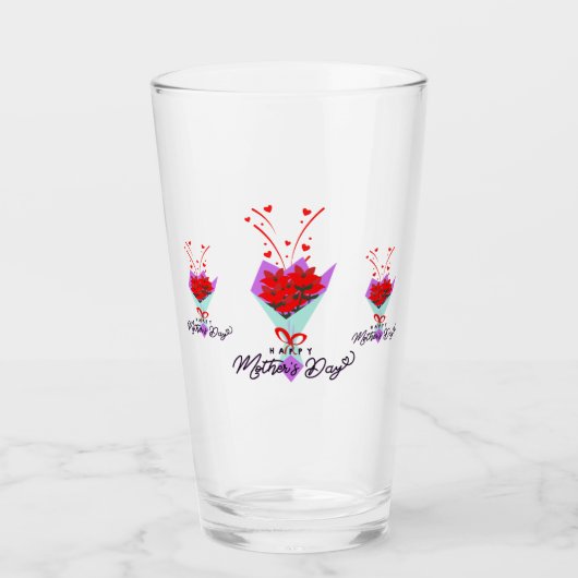 HAPPY MOTHER DAY GIFT GLAS (Voorkant)