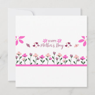 Happy Mother day multi Colour Design Kaart