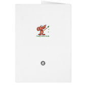 Happy Mothering Sunday Blank Cute Bunny Rabbit (Dos)