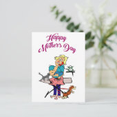 HAPPY MOTHERS DAAG 9 BRIEFKAART (Staand voorkant)