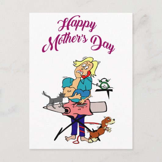 HAPPY MOTHERS DAAG 9 BRIEFKAART (Voorkant)