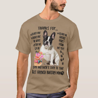 Happy Mothers Day 2021 French Bulldog Ma Love T-shirt