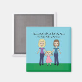 Happy Mothers Day Beide moskeeën personaliseren gr Magneet (Voorkant / Achterkant)