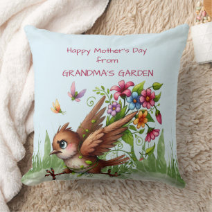Happy Mothers Day beroemd gemaakt door OMA'S GARDE Kussen