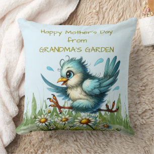 Happy Mothers Day beroemd gemaakt door OMA'S GARDE Kussen