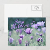 "Happy Mothers Day" Briefkaart (Voorkant / Achterkant)