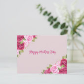 Happy Mothers Day Briefkaart (Staand voorkant)