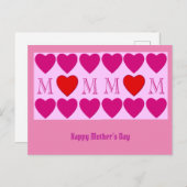 Happy Mothers Day Briefkaart (Voorkant / Achterkant)