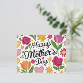 Happy Mothers Day Briefkaart (Staand voorkant)