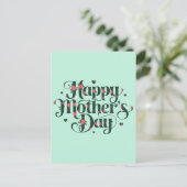Happy Mothers Day Briefkaart (Staand voorkant)