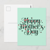 Happy Mothers Day Briefkaart (Voorkant / Achterkant)