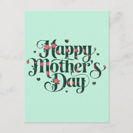 Happy Mothers Day Briefkaart (Voorkant)