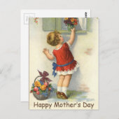 Happy Mothers Day -  Briefkaart (Voorkant / Achterkant)