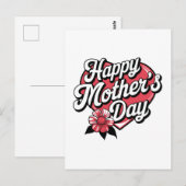 Happy Mothers Day Briefkaart (Voorkant / Achterkant)