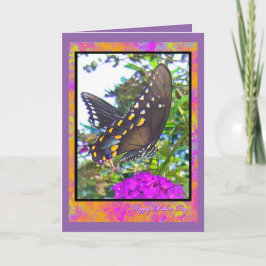 Happy Mothers Day Butterfly Wenskaart Kaart