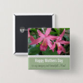 Happy Mothers Day Button (Voorkant /achterkant)