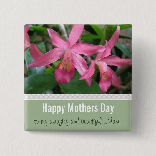 Happy Mothers Day Button (Voorkant)