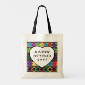 Happy Mothers Day Canvas tas (Achterkant)