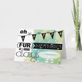 Happy Mother's Day card from the dog Kaart