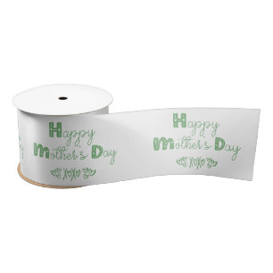Happy Mothers Day Cute Doodle Typography White Lint