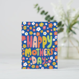 HAPPY MOTHERS DAY Daisies Cute Gepersonaliseerd kl Briefkaart