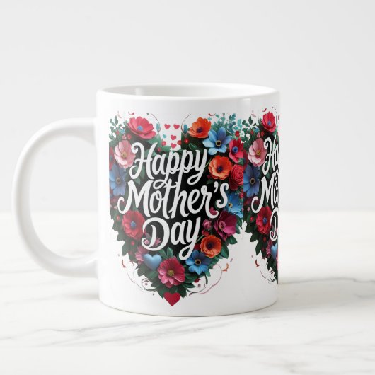 Happy Mother's day Extra Grote Beker (Links)