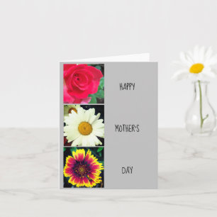 Happy Mother's Day Flowers Greeting Card Kaart